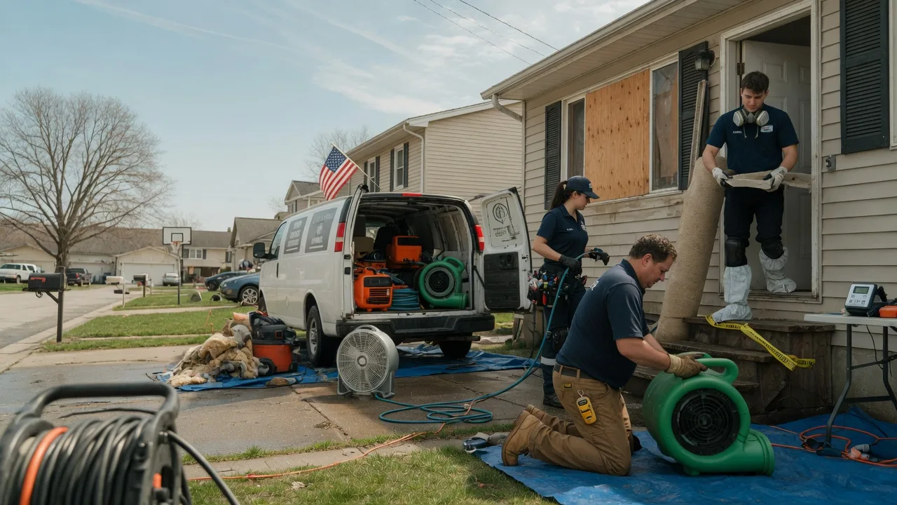Water Damage Restoration in Evansville, AR near me